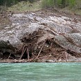 lavina na Salze    2009 503-1  Jarni reky Rakouska 